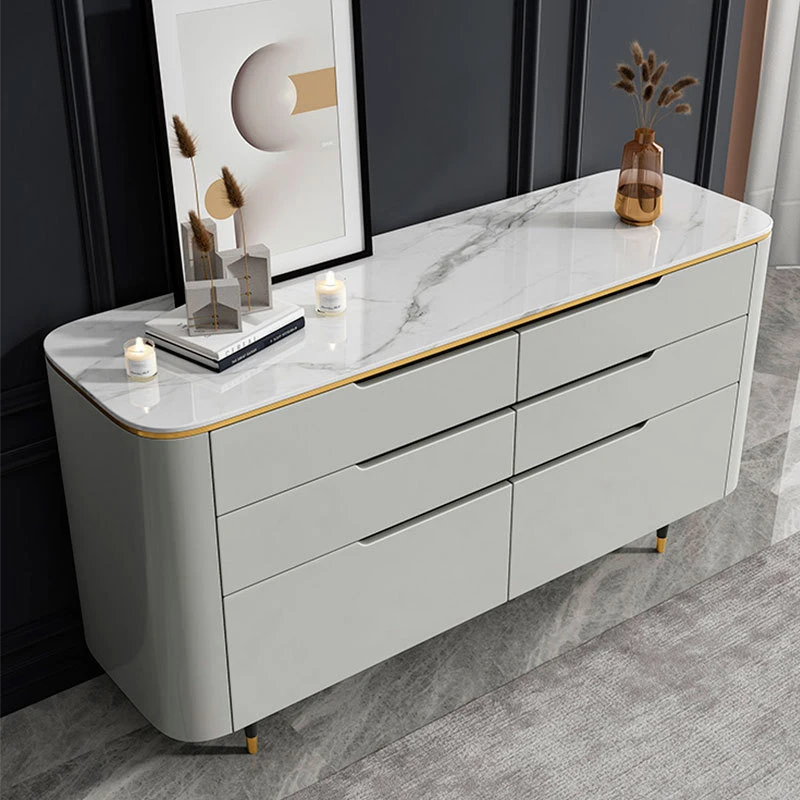 

Modern Drawer , Entryway , Light Luxury Rock Slab Dining Side , Simple Living Room Decorative Cabinet, Six-