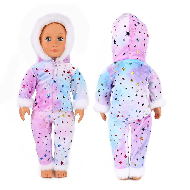 Pijamas de animales para muñeca de Niña Americana, ropa y accesorios de muñeca de nuestra generación, 18 pulgadas, 45cm, nuevo