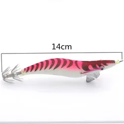 Señuelo calamar luminoso con anzuelo de pulpo para pesca