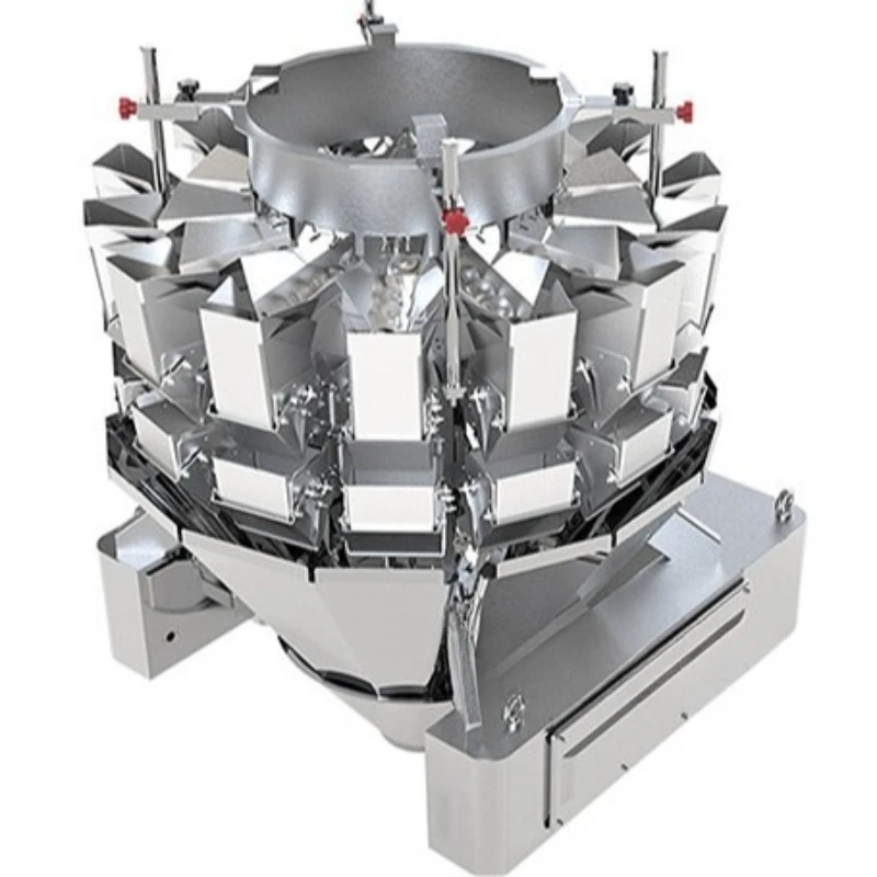 Automatic fresh meat quantitative weighing bagging machine, mustard screw precise measurement anti-stick scale