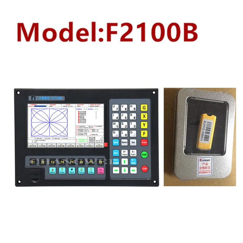 

Cnc F2100b Plasma Cutting Motion Control System Engraving Machine Controller G-code And Fastcam Compatible Freenest