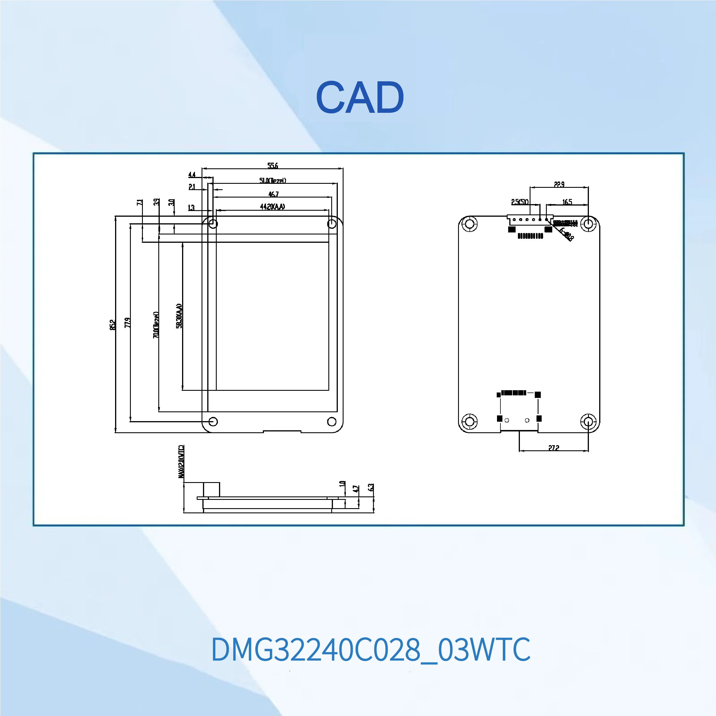 DWIN Layar LCD TFT 2.8 Inci 320*240 Panel Sentuh Layar Port Serial HMI Layar Cerdas STM32 Modul LCD LCM