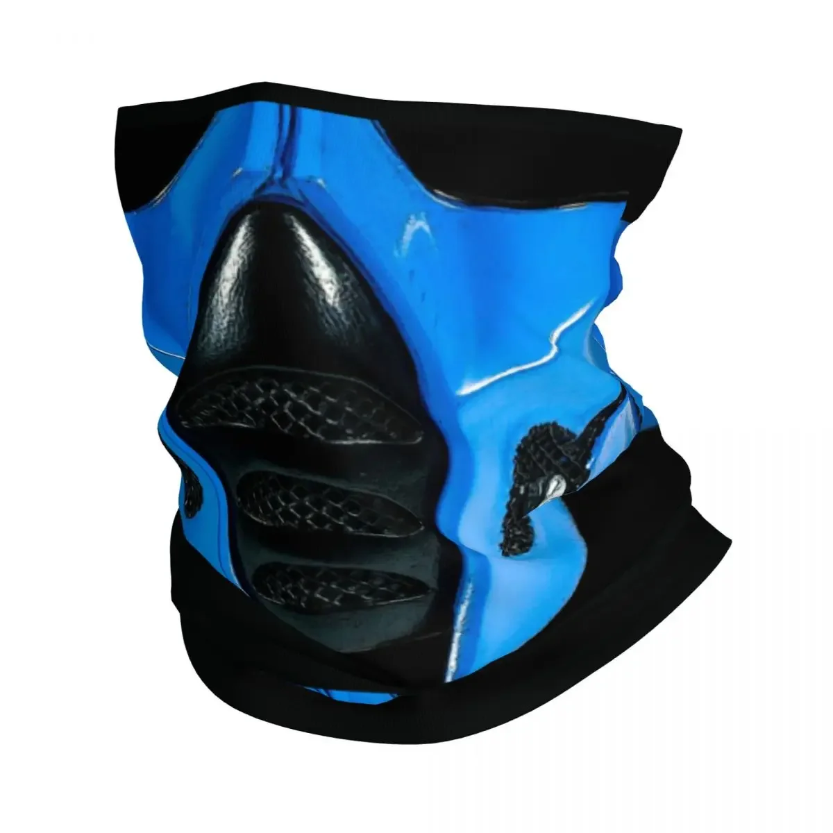 Mortal Kombat Sub Zero Bandana Neck Warmer Women Men Winter Hiking Ski Scarf Gaiter MKX Fighting Game Face Cover