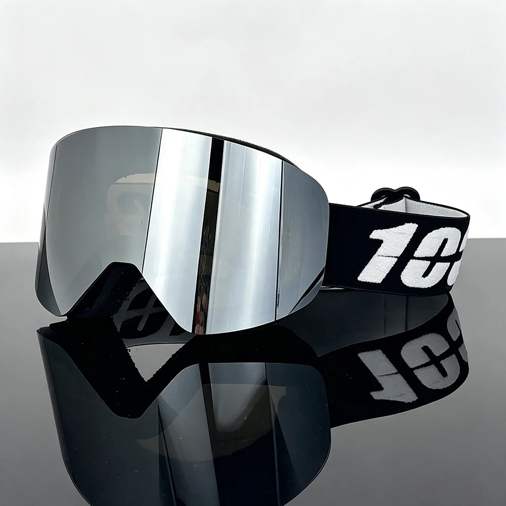 Magnetic Ski Goggles with Quick-Change Double Lens UV400 Anti-fog Ski Glasses Men Women Mountaineering Snowboard Snow Goggles