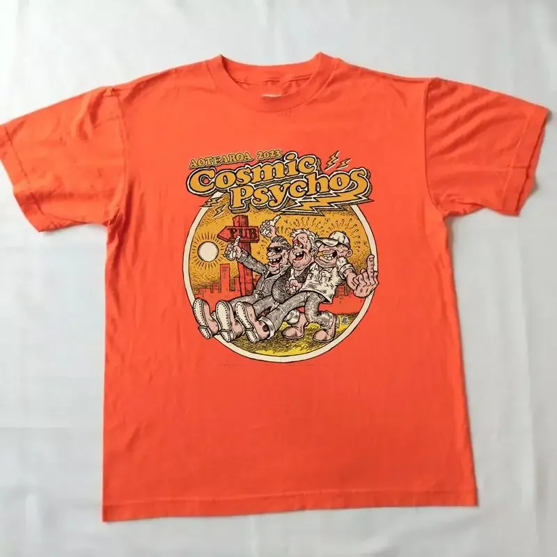 Cosmic Psychos Band Live In Concert Orange T-Shirt in voller Größe S 5XL