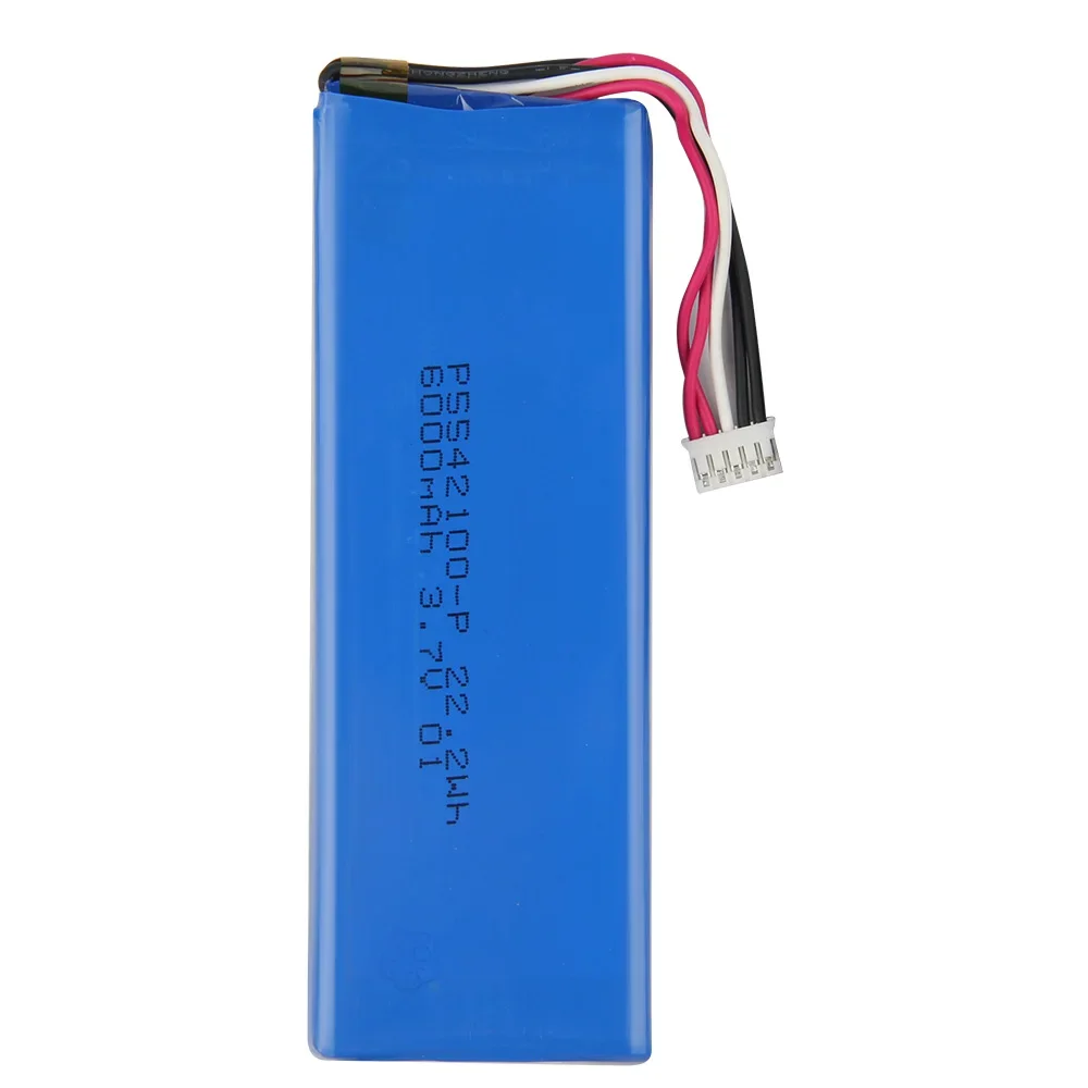 Replacement Battery P5542100-P For JBL Pulse2 Pulse3 6000mAh
