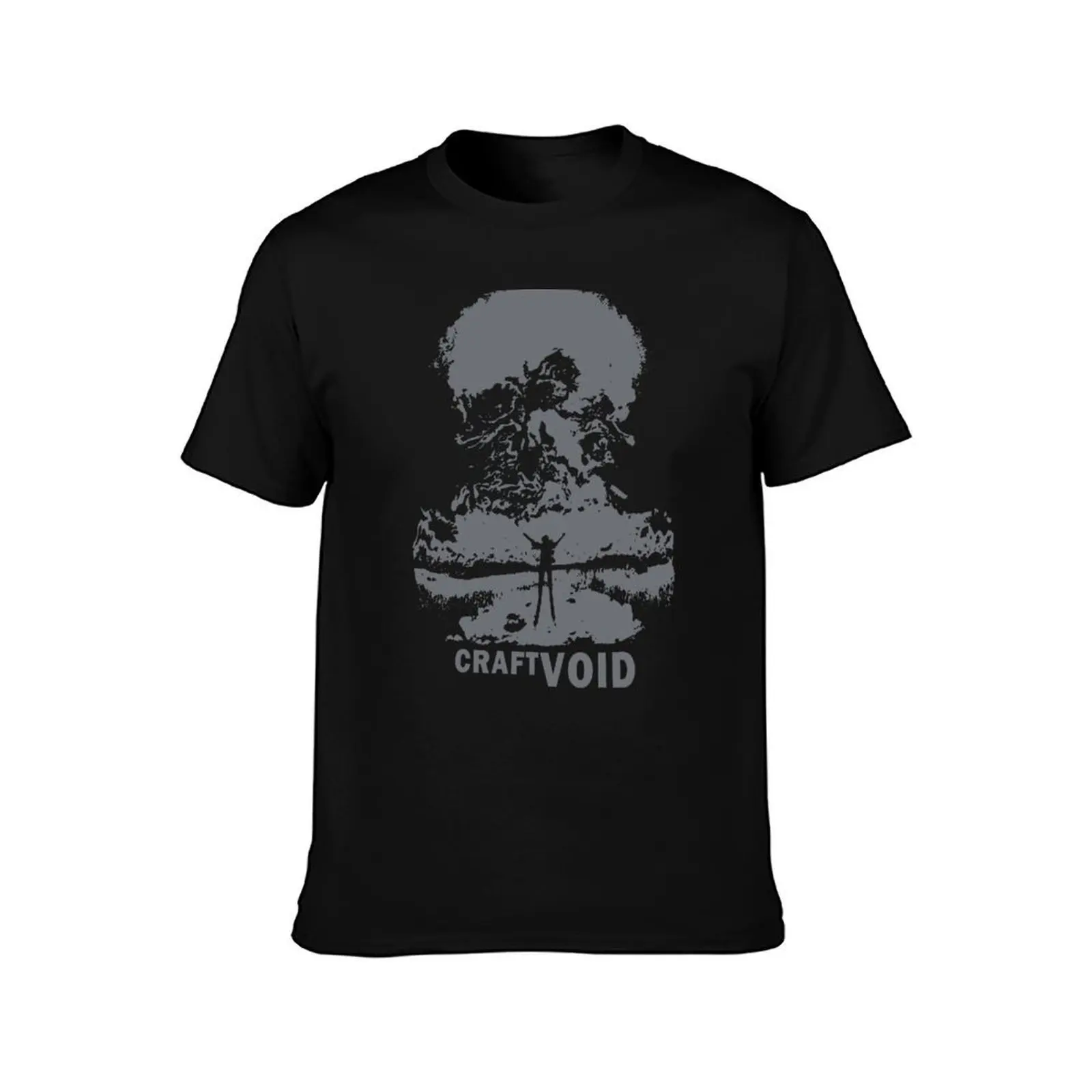 CRAFT - VOID T-Shirt Summer Casual Cotton Tee Oversized Streetwear Tops Vintage Graphic Print Loose Fit Short Sleeve