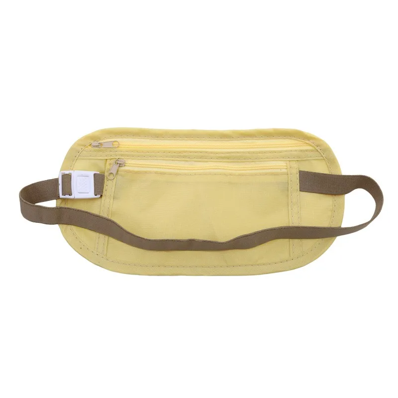 Invisible Travel Waist Packs Pouch for Passport Money Belt Bag Hidden Security Wallet Gift Travel Bag Chest Pack Money Waist Bag