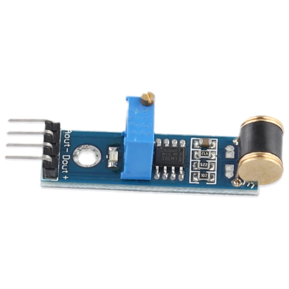 مستشعر خرج تناظري ، حساسية ، وحدة مستشعر مجس اهتزازي قابلة للتعديل ، تيار مستمر 5 فولت ، 4Pin للكشف عن الاهتزاز ،