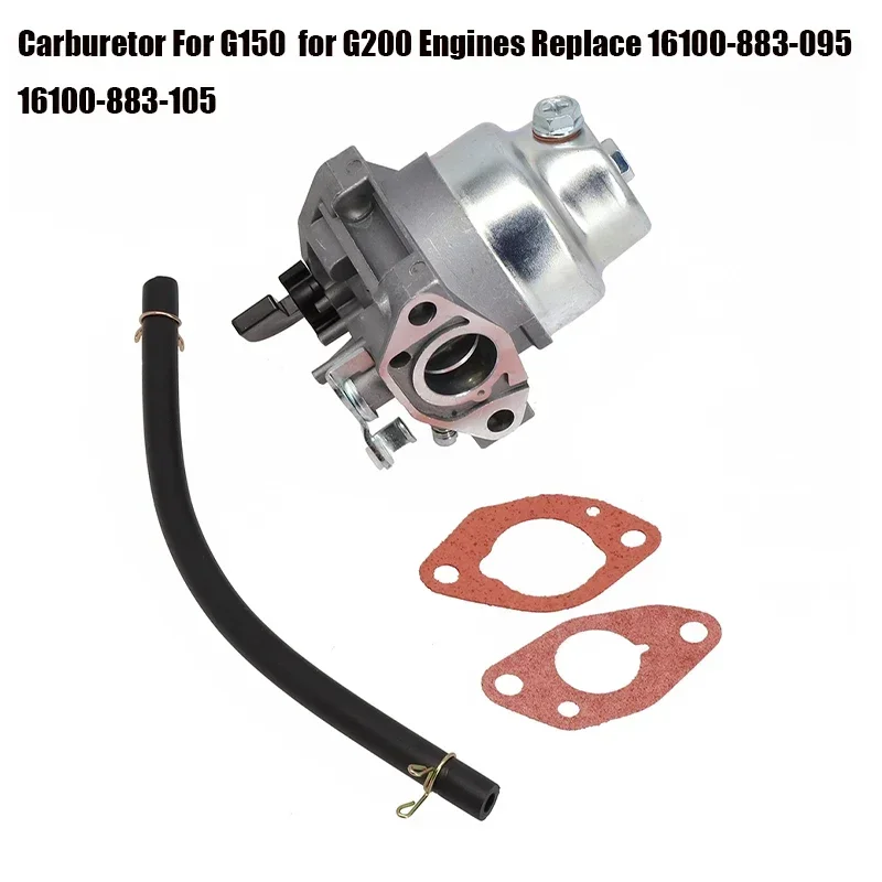 

Карбюратор для Honda G150 G200, замена двигателей 16100-883-095 16100-883-105 с прокладкой, детали для триммера масляной трубы, карбюратор