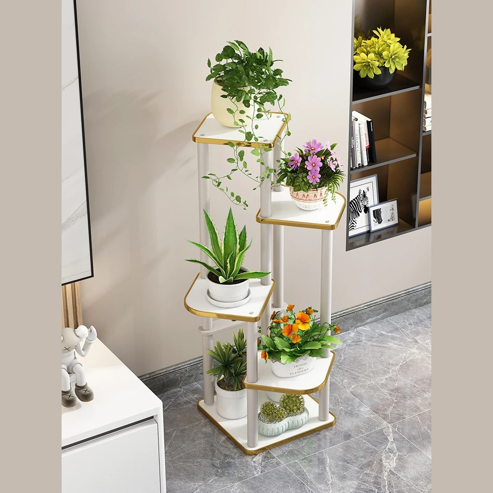 New Ultra Extra Large Premium Sturdy Light Luxury Floor-Standing Multi-Tier Plant Shelf for Living Room & Balcony, Indoor Pothos
