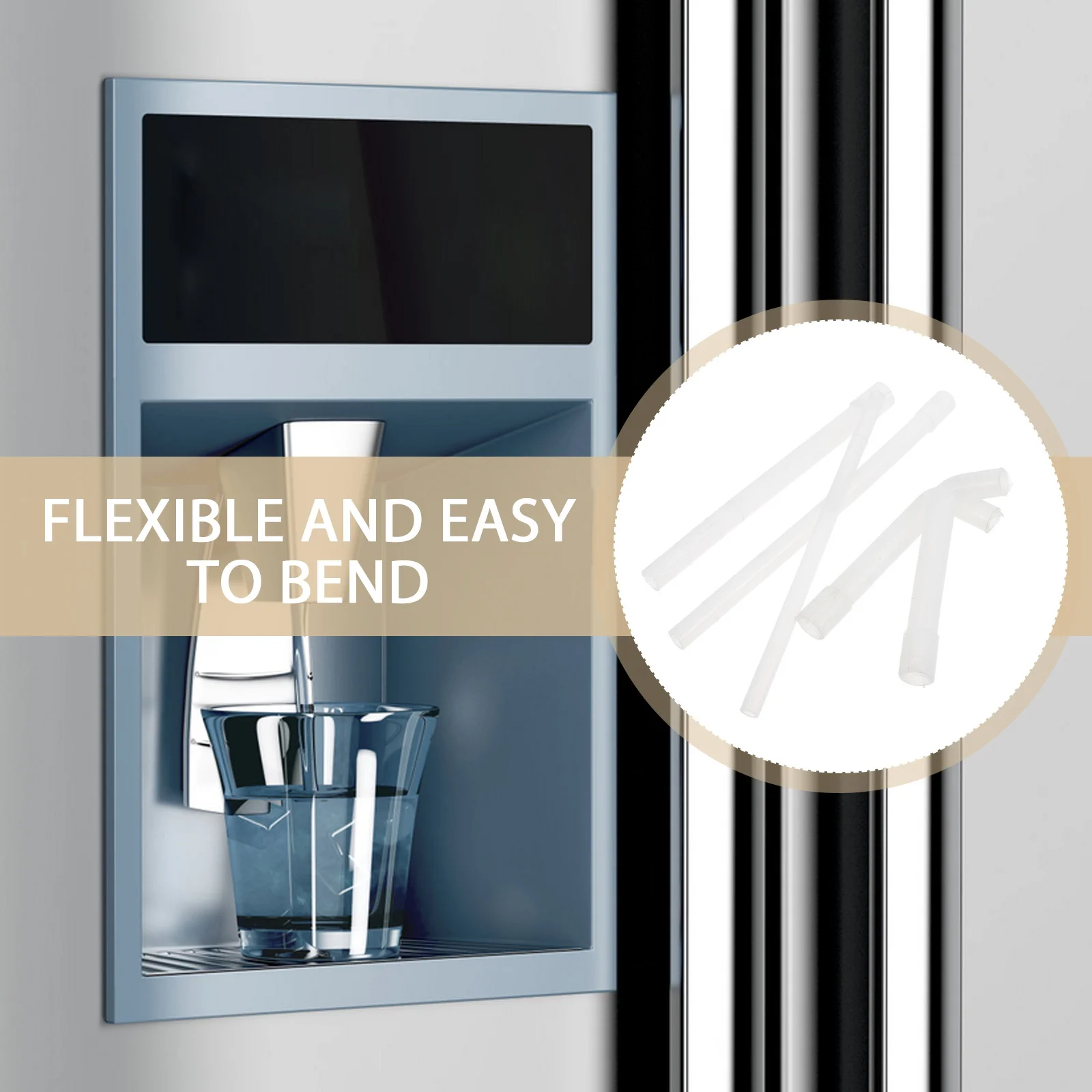 5pcs Drinking Water Machine Soft Tube Silicone Hose For Dispensers High Temp Resistant Durable Pump Tubing Quick Connect