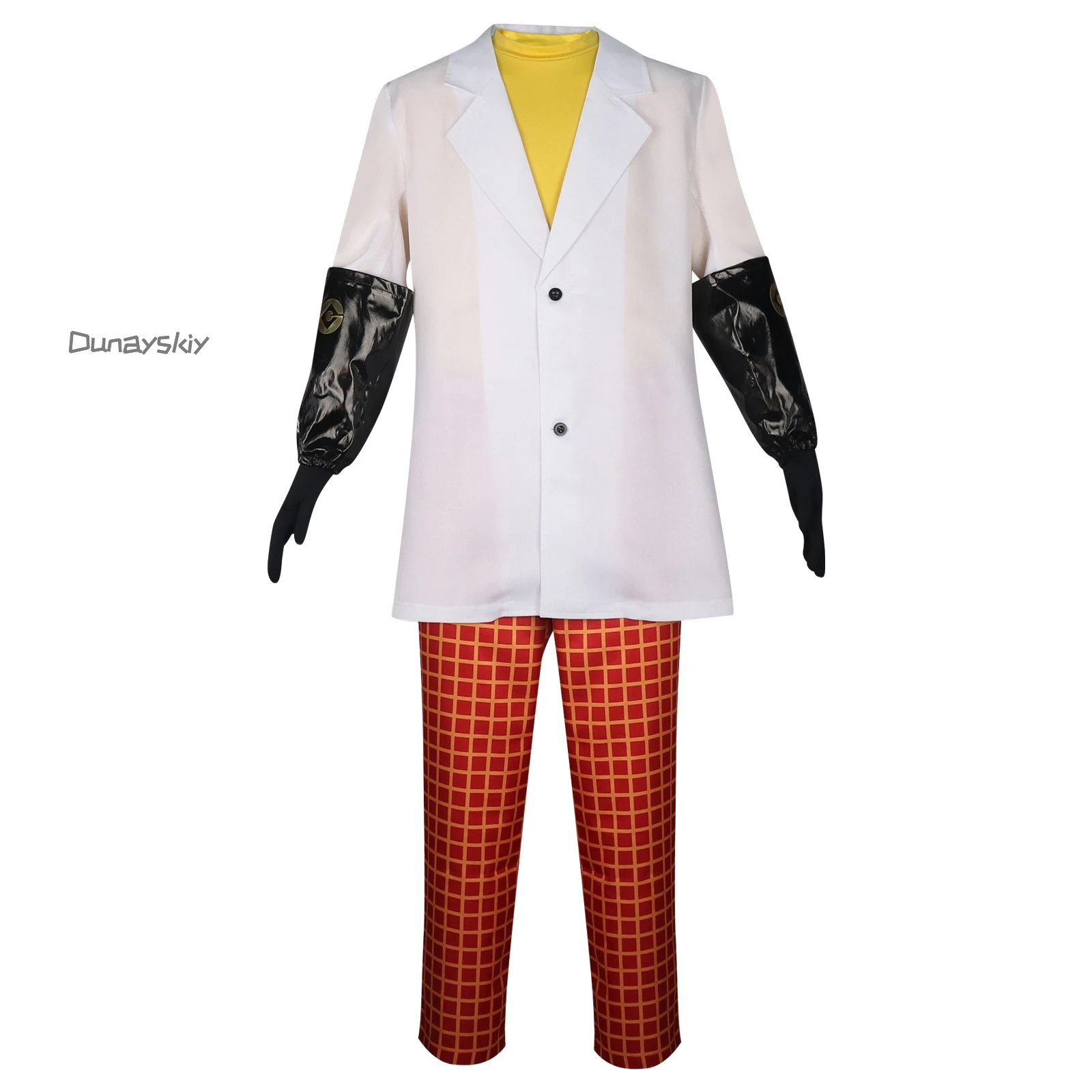 Anime Nefario Cosplay Dr Cosplay hombre Nefario Doctor juego disfraz uniforme traje fiesta de Halloween traje de juego de rol