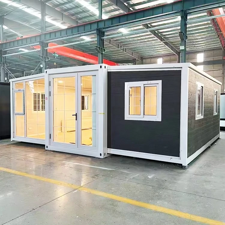 China Expandable Container House Movable Home Ready Live 2 Bedrooms Furniture Set Entry Mall Workshop Modern Design 20ft/40ft