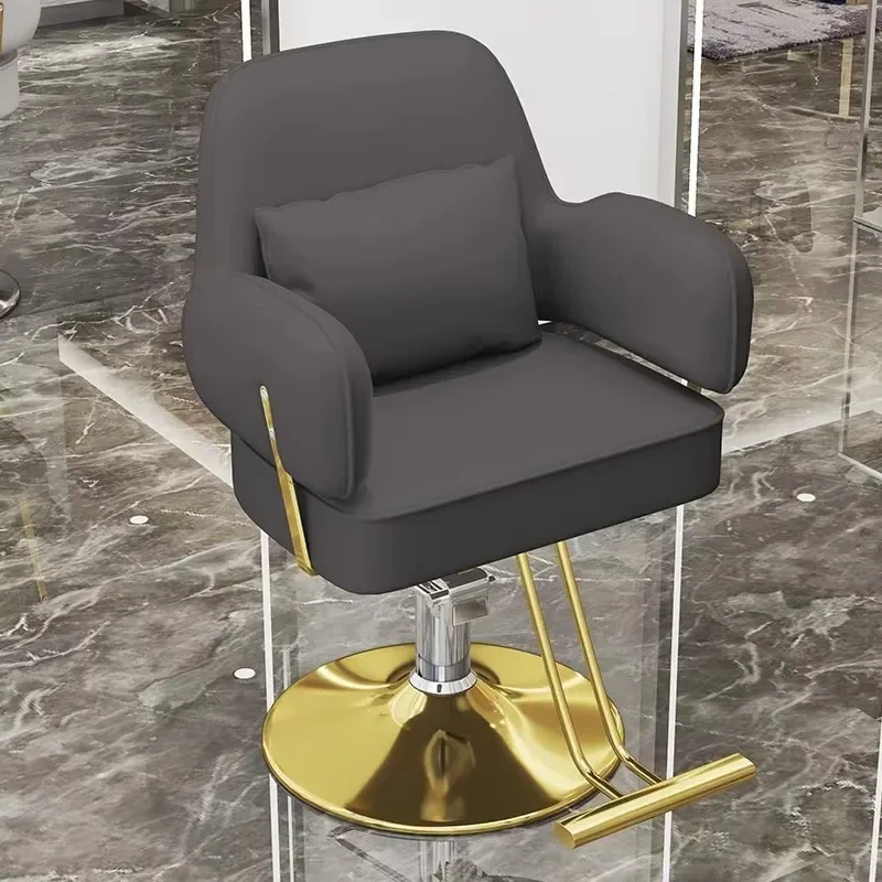 

Classic Hidraulic Barber Chair Designed Aesthetic Modern Salon Barbershop Chair Nordic Equipment Cadeira De Barbeiro Furniture