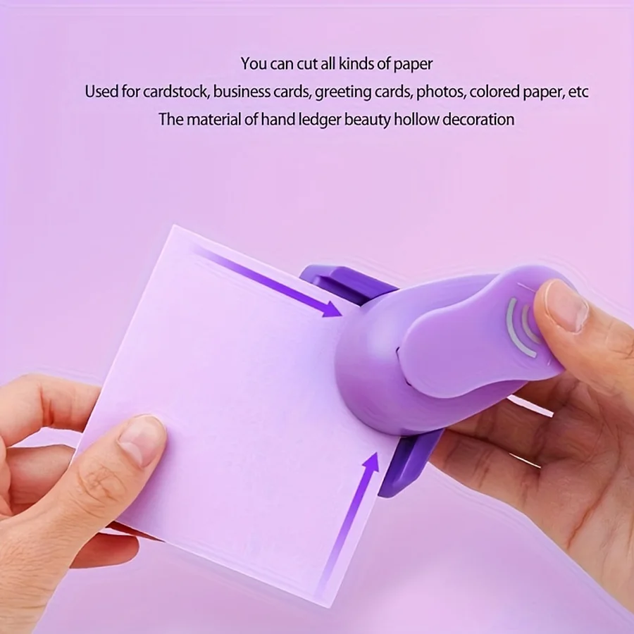 Paper corner cutting machine, creative DIY edge and corner embossing decoration, right-angle rounded corner punching machine