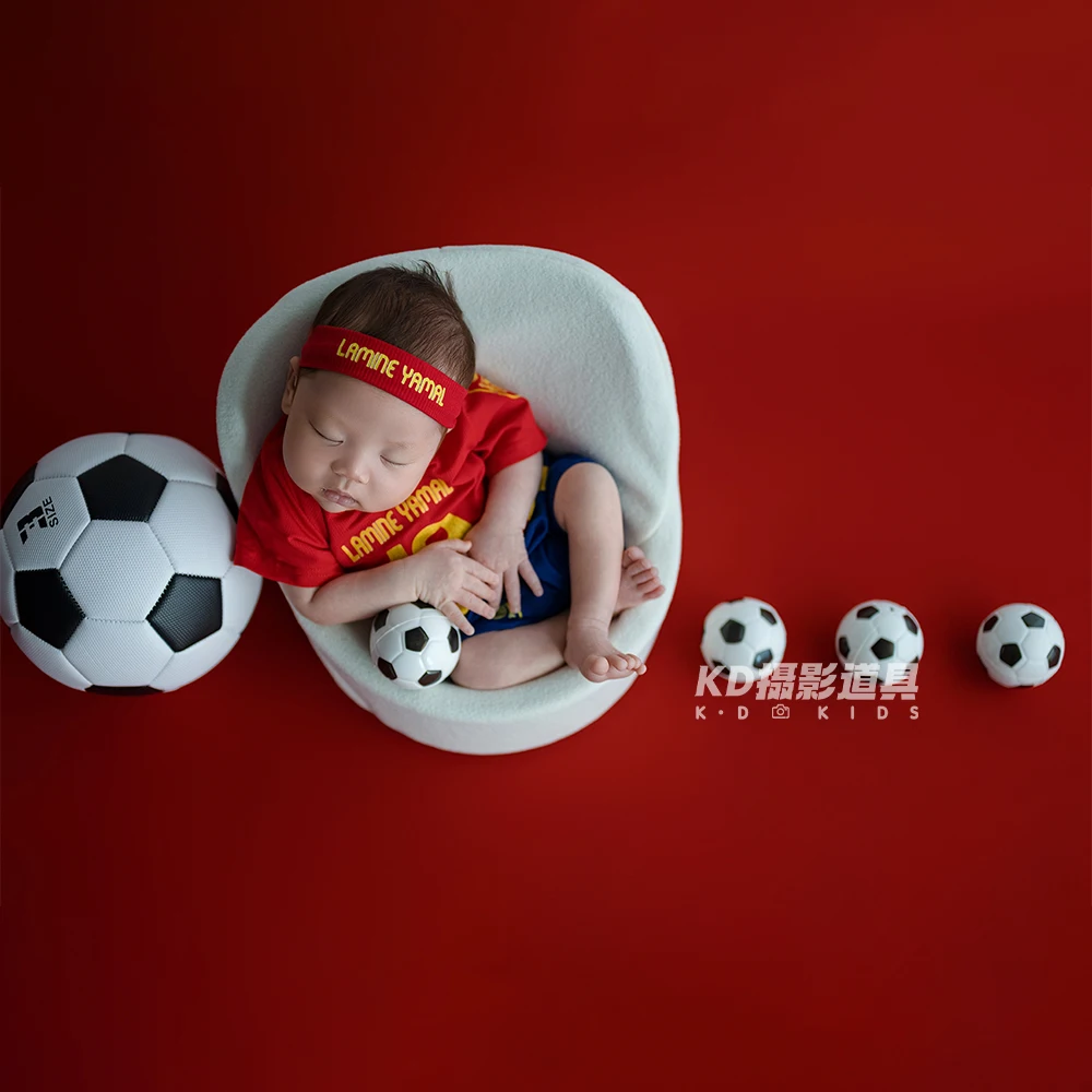 كرة القدم موضوع الوليد التصوير الدعائم مجموعة كرة القدم الطفل جيرسي + عقال كرة القدم الصغيرة صور المشهد ملحق استوديو تبادل لاطلاق النار الدعائم