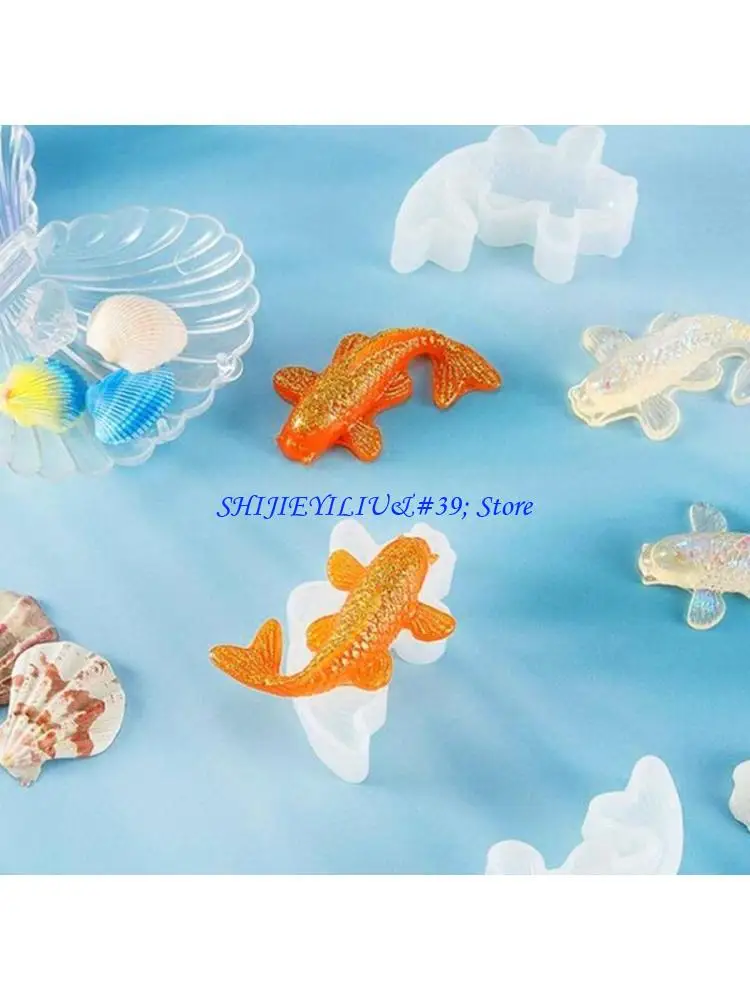 

E21F 3 Pcs Mirror Three-dimensional Ornaments UV Crystal ResinEpoxy Mold