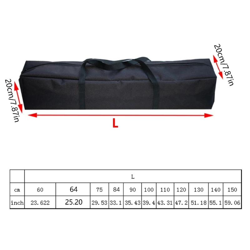 Universal Tent Poles Pack Bag Large Capacity Camping Poles Storage Bag Oxford Tent Bag Storage Bag, Waterproof Tent Bag