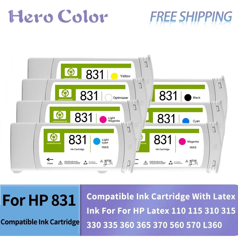 

Compatible Ink Cartridge With Latex Ink For For HP Latex 110 115 310 315 330 335 360 365 370 560 570 L360