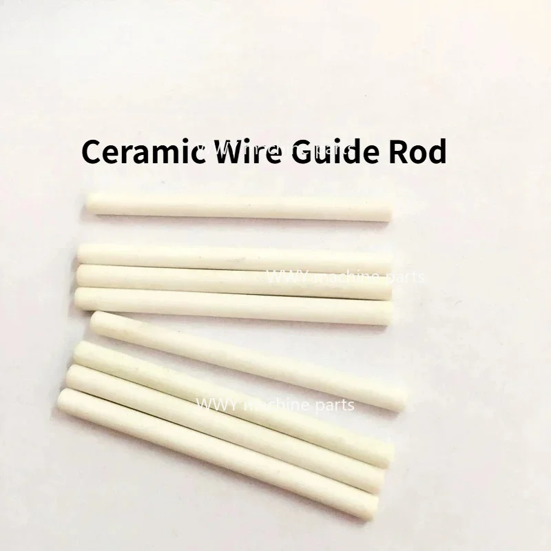 Wear Resistant Ceramic Wire Guide Rod 3x40mm, 20PCS for CNC Wire Cutting EDM Machine
