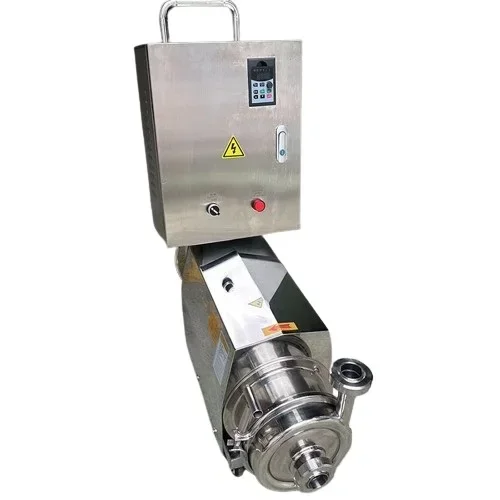 

2HP санитарный преобразователь частоты из нержавеющей стали SS304 мобильный центробежный молочный насос с шкафом управления VFD