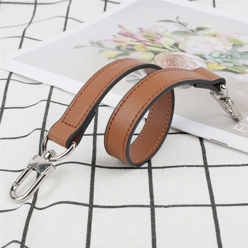 Genuine Cow Leather Short Bag Strap Women Shoulder Strap Purse Handle Strap Replacement for Handbag Accessories 38cm