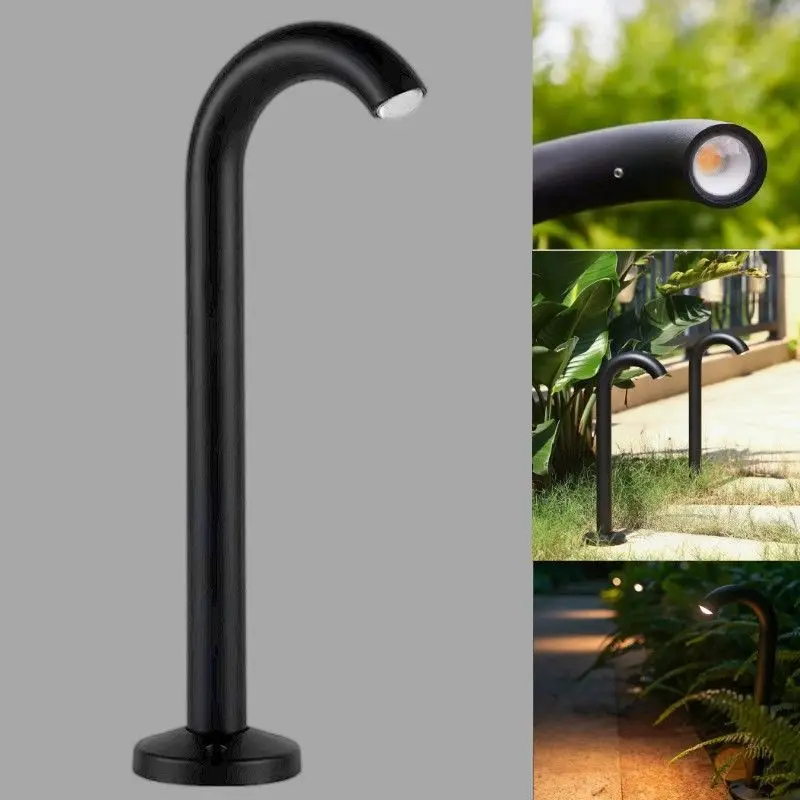 2pcs/lot Outdoor Waterproof Warm White LED Garden Lamp Lighting Landscape Decoration Light Pathway Villa Lawn Lamp 85~265V/DC12V