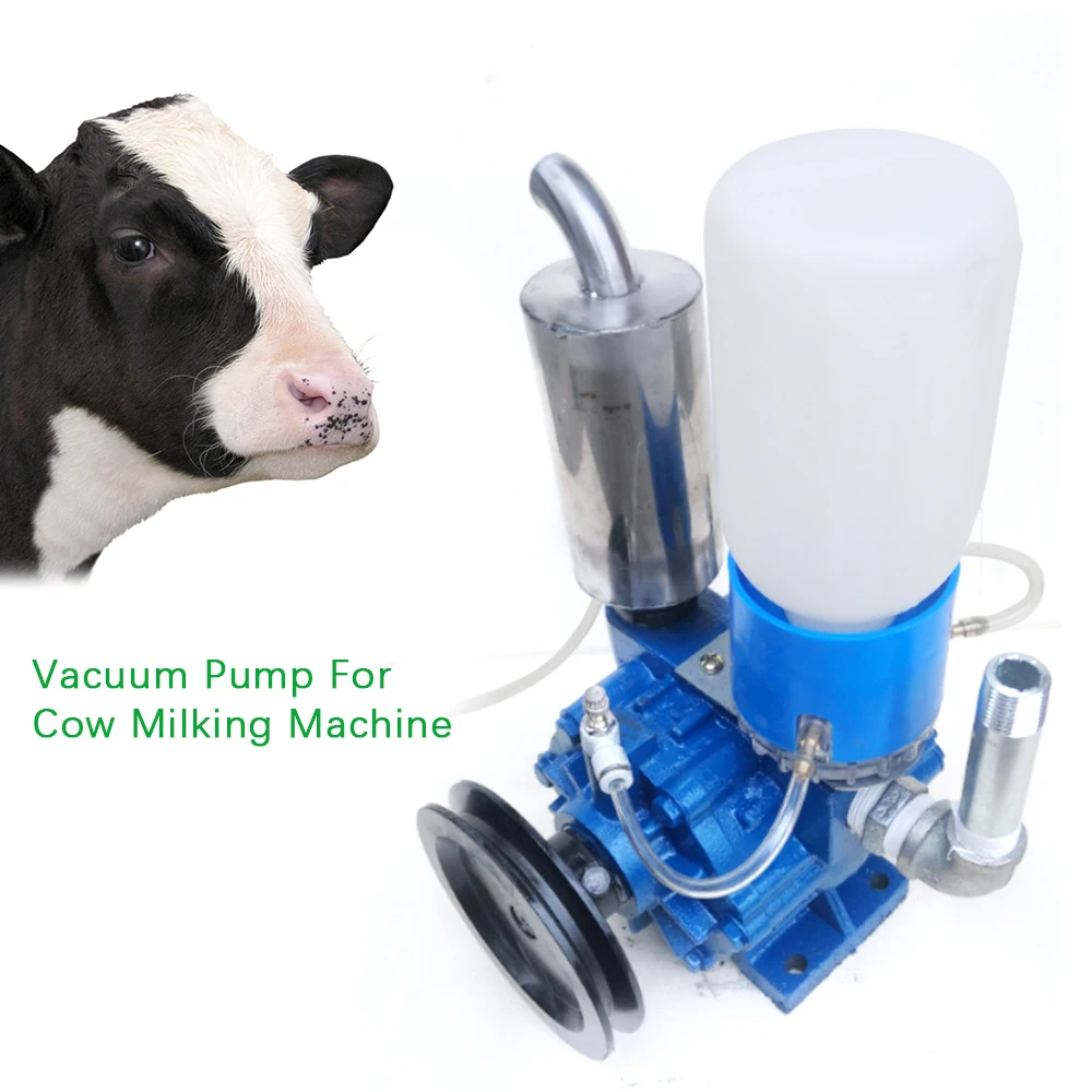 Portable Electric Vacuum Pump for Cow Milking MachineSheep Cow Goat Milker Bucket Tank Barrel 250L/min USA