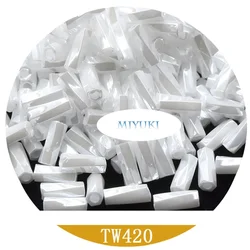 Miyuki giappone importato Twist Bugle Tube Beads manuale 4.5mm accessori per ornamenti perline sciolte di vetro materiale di perline