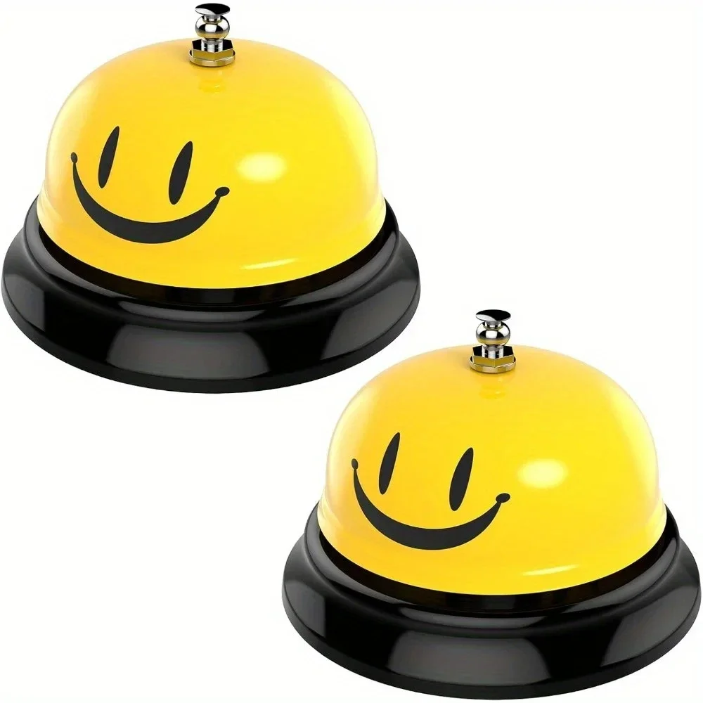 2 PCS Call Bell, Service Bell Dinner Desk Bell for The Porter Kitchen Restaurant Bar Hotel Schools