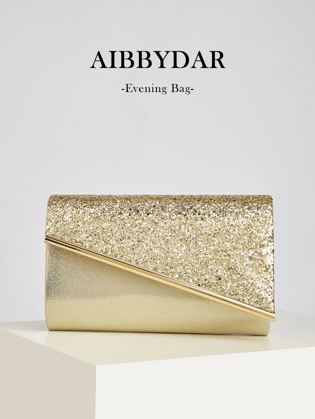 Women's Evening Bags, Clutch Bags, Envelope Bags, Flap Bags, Shiny Glitter Evening Dress Clutch Bags, Portable Makeup Bags, Wallets, Suitable for Balls, Parties, Gatherings, Holiday Gifts, Women's Gifts, Wedding Season, Mother's Day, Valentine's Day