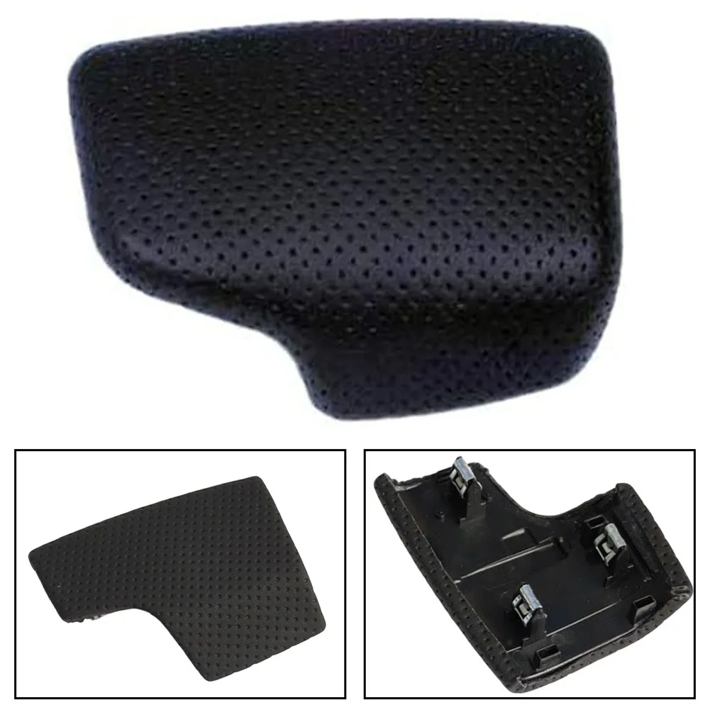 For A4 S4 For A5 S5 Center Console Trim Gear Shift Knob Cover Car Interior Upgrade Plush Suede Accents Carbon Fiber Print