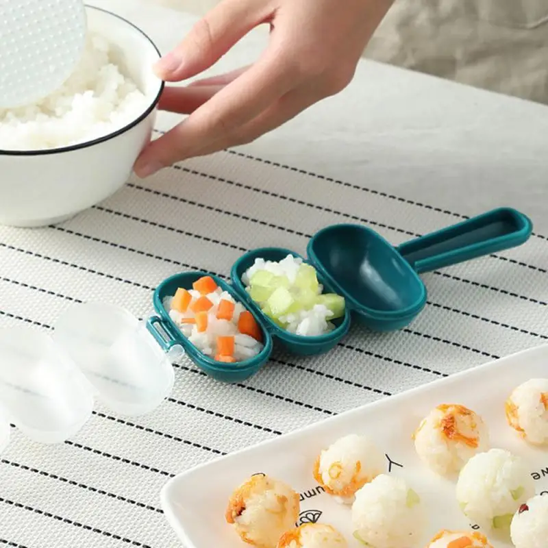 Agitador de bolas de arroz DIY, molde de fabricante de almuerzo, Onigiri, agitadores de bolas de arroz, herramientas de Sushi de cocina, accesorios