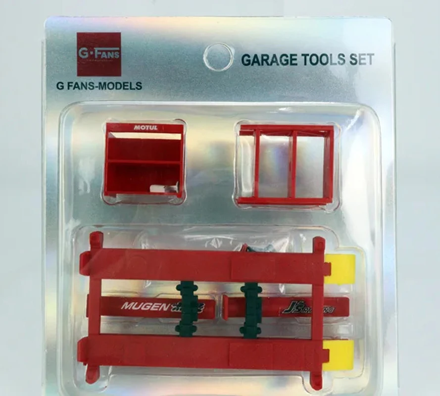 Миниатюрный набор инструментов для обслуживания автомобиля 1/64, имитация сцены, подъемная рамка, подъемник для модели автомобиля, игрушка