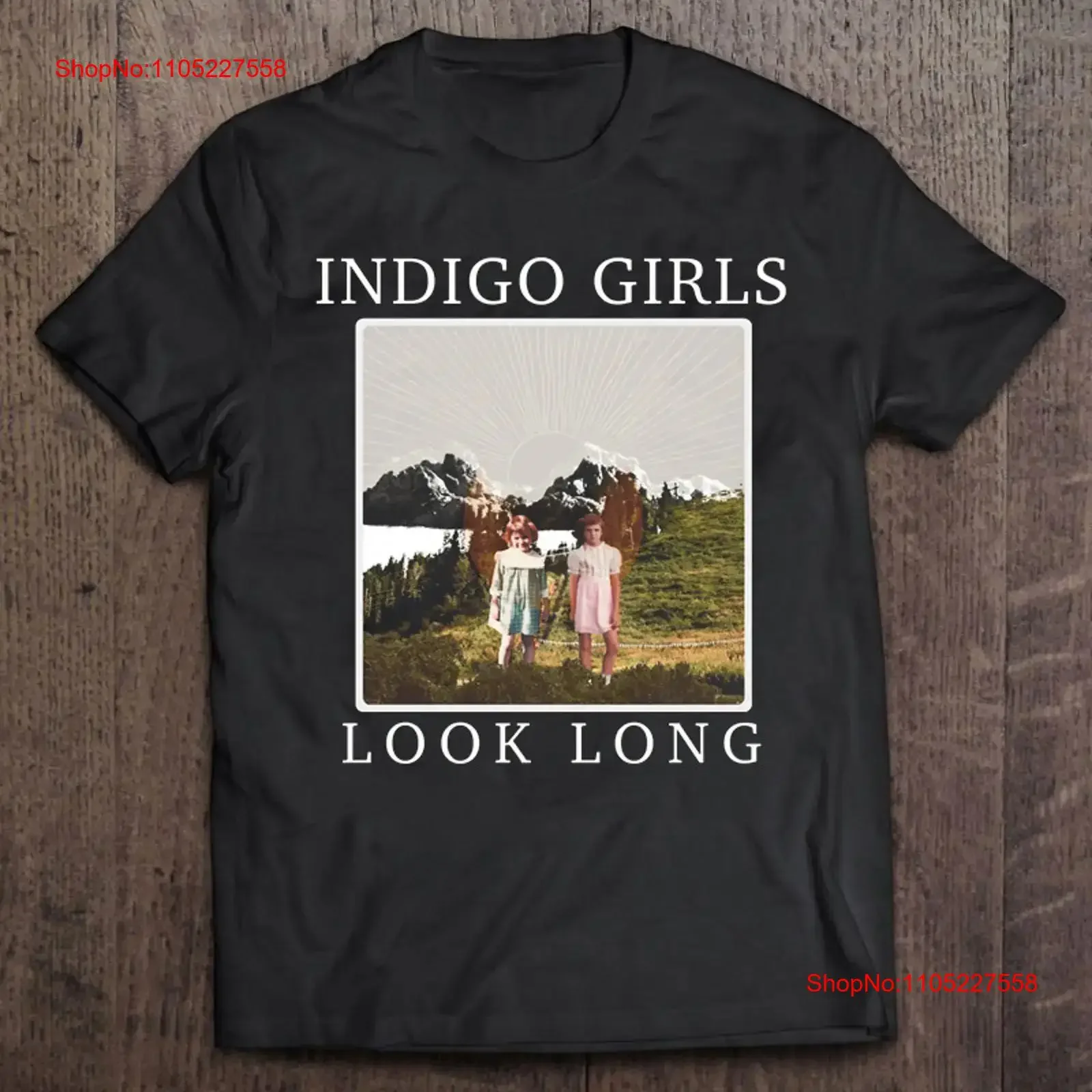 

New Indigo Girls Look Long Album Essential T Shirt IL566 vintage Washed Breathable Unisex graphic streetwear designer clothes