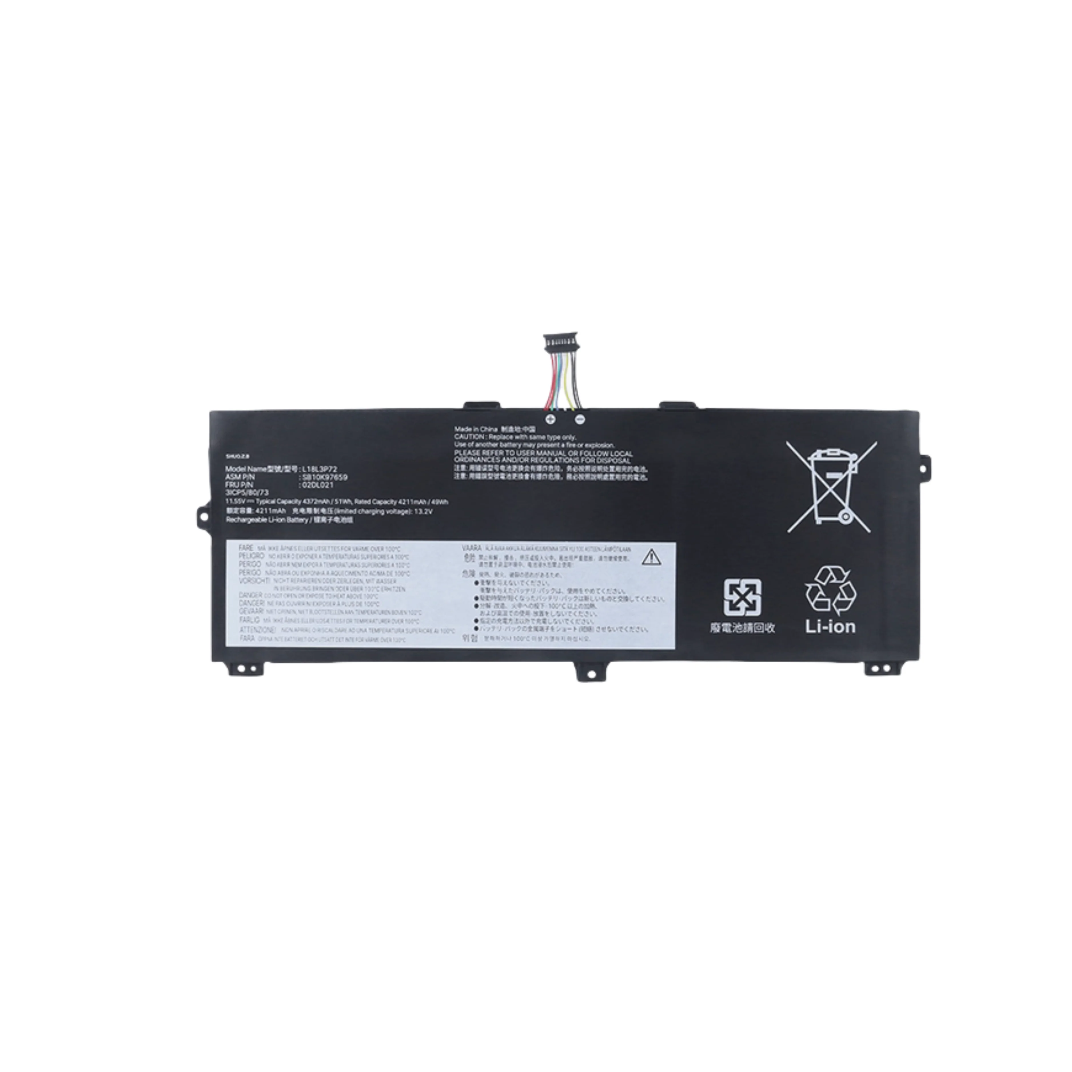 For ThinkPad X390 Yoga X13 Yoga L18L3P72 L18M3P72
