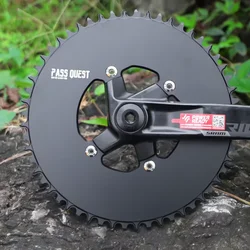 PASS QUEST 로드 바이크 체인링 폐쇄 디스크, Sram RIVAL CRANK 42T-58T 체인링 지지대 AXS 12 속도 체인, 107BCD