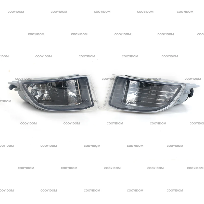 For Toyota Land Cruiser Prado 120 LC120 2003-2009 LED Halogen Front Bumper Fog Light Foglamp Cover Grille Bezel 81221-60070