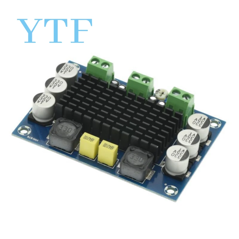 XH-M542 Mono 100W Digital Power Amplifier Board TPA3116D2 Digital Audio Amplifier Board 12-26V