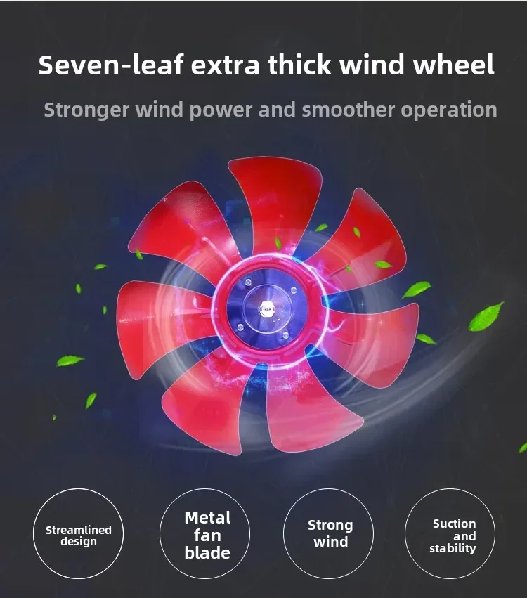 220V High Suction Rural Kitchen Powerful Exhaust Fan Range Hood C