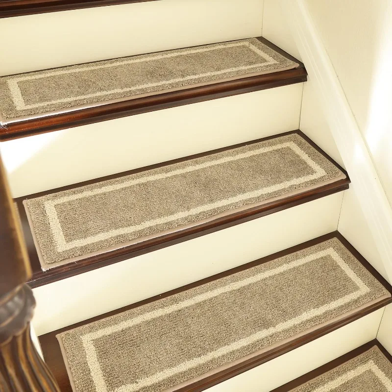 Soft Stair Treads Non-Slip Carpet Mat 28inX9in Indoor Stair Runners for Wooden Steps,Stair Rugs for Kids and Dogs,