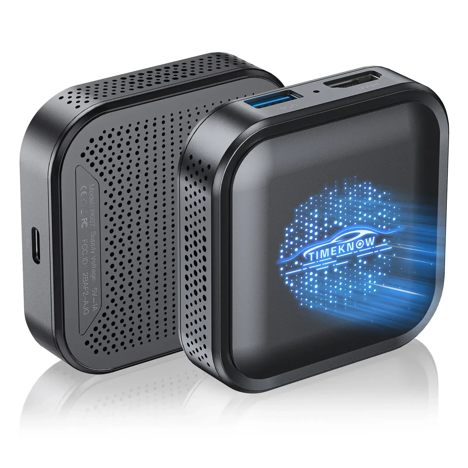 TIMEKNOW Ai Box Android 11 Streaming Box Wireless CarPlay Dongle Android Auto Adapter for iPhone Apple with Netflix YouTube