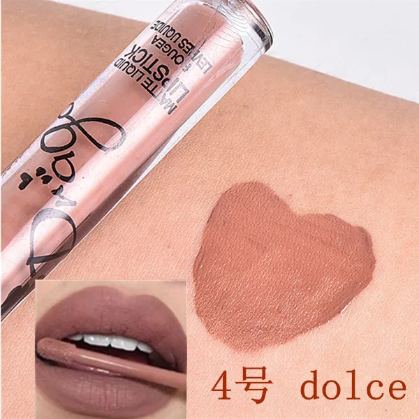 Brand Batom Nude Lipstick Tint for Lips Cosmetics Longwear Not Fade Magic Lip Gloss Matte Metallic Liquid Lipstick Tinte Labbra