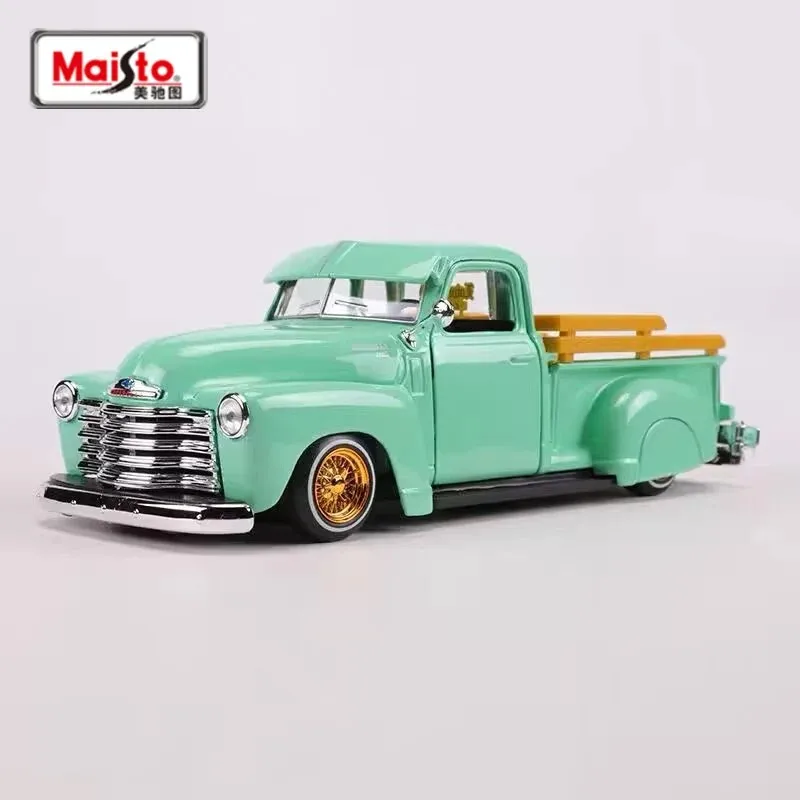 Maisto 1:25 1950 Chevrolet 3100 Pickup Alloy Car Diecasts & Toy Vehicles Car Model Miniature Scale Model Car Toys Children Gifts