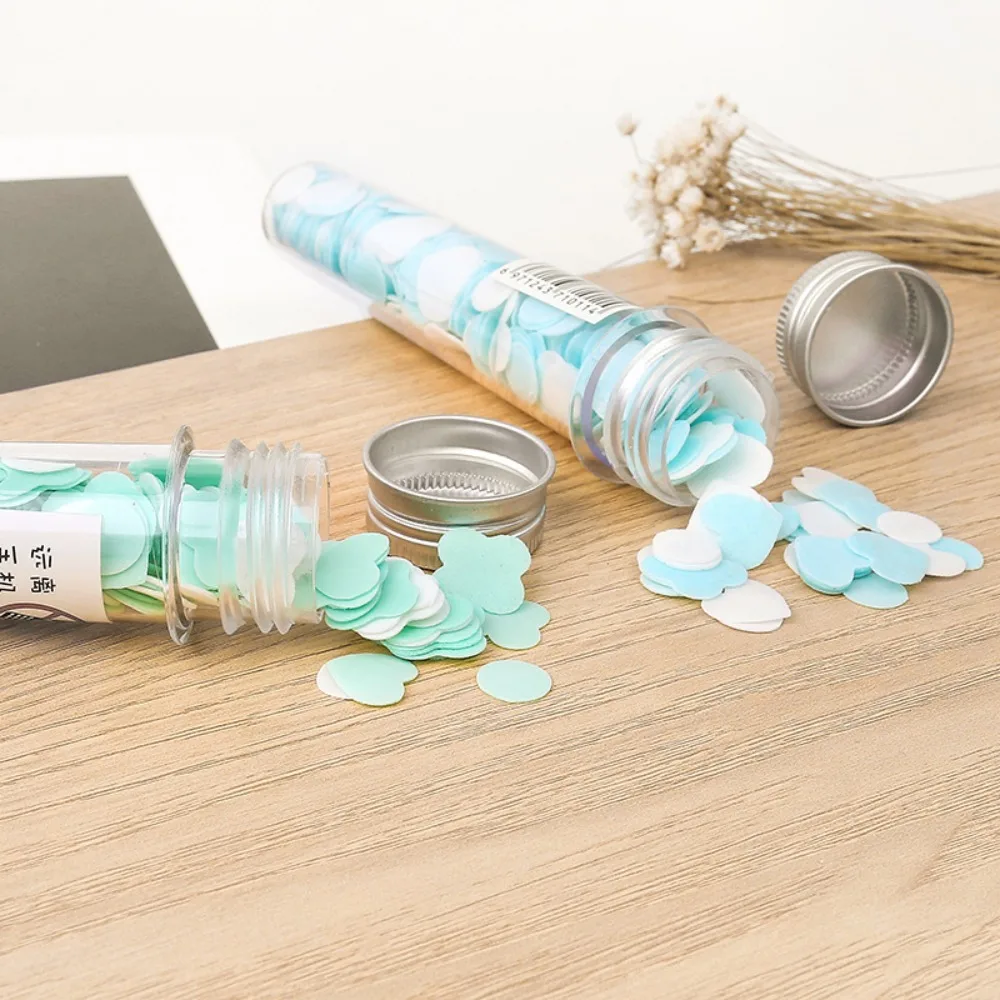 Portable Soap Paper Flower Disposable Sheets Test Tube Bottle For Travel Outdoor Hand Washing view 5