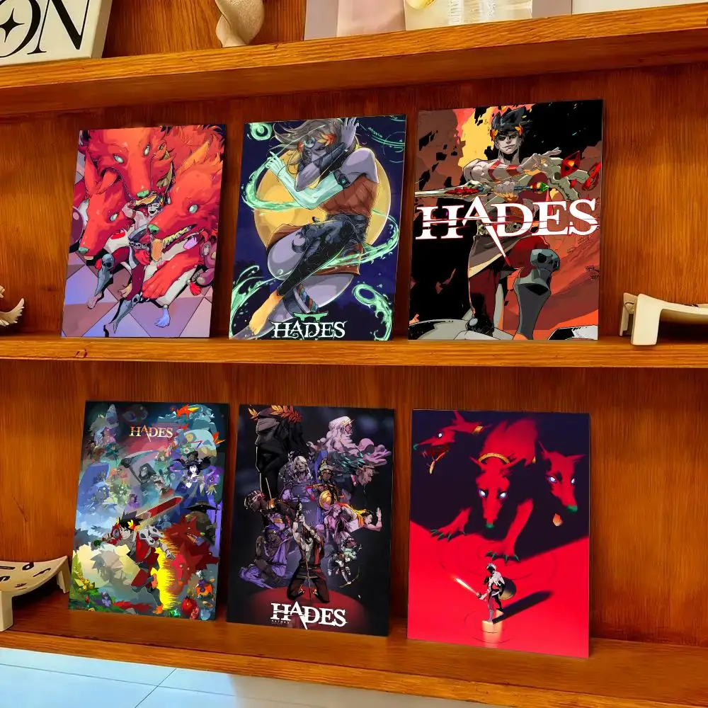 Game H-Hades Poster Modern Aesthetic Wall Art Poster Minimalist Room Decoration Items For Living Gaming Room Decor