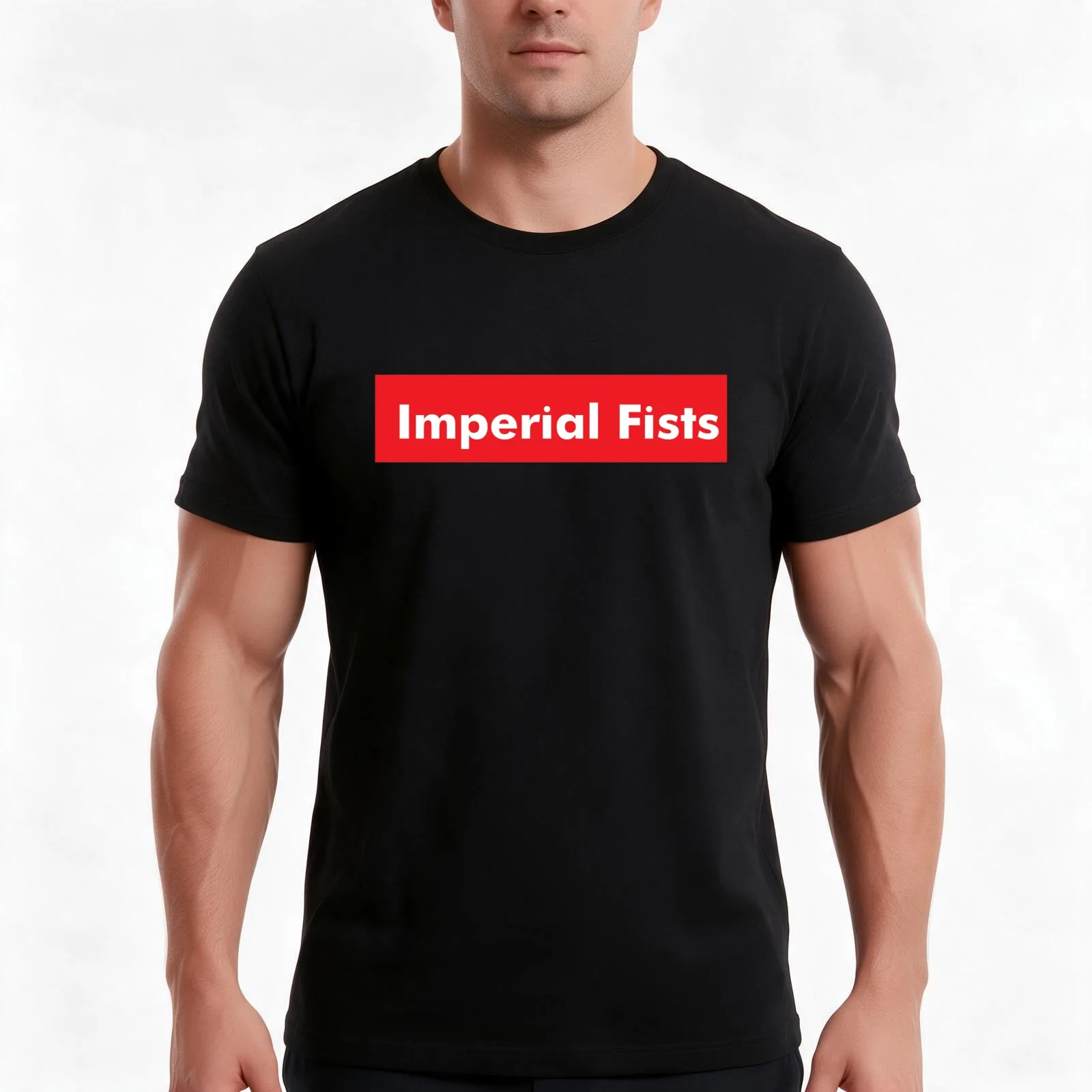 Imp Fist Supremacy Red T-Shirt, Summer Casual Cotton Tee, Oversized Streetwear Tops, Vintage Graphic Print, Unisex Men Women