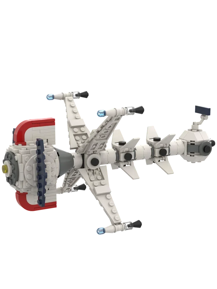 Moc Captained Futured Comet Spaceship Building Blocks Set Anime High-tech Battleship Bricks Mode Assemble Toys birthday Gifts