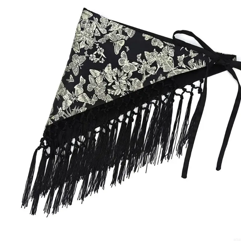 โบฮีเมียนกว้างเอว Sarong. ผ้าระบายอากาศปรับขนาดได้ unisex belt h7ef